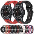 Silikon Armband 20mm Uhrenarmband für Samsung Galaxy Watch 4 5 6 Classic Pro