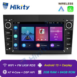 Android 13 Carplay Autoradio GPS 2+64G Kamera Für Opel Astra H Corsa C/D Zafira