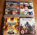 PS3 Spiele Bundle x 4 - Assassin Creed 3 / Saints Row 2 / Fifa 12 / Virtual Tennis 4