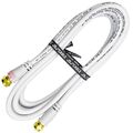 TV SAT Koaxial Kabel F-Stecker für Fernseher SAMSUNG GQ50LS01BHU The Serif 50"