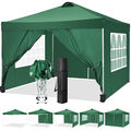 Pavillon 3x3m Gartenpavillon Gartenzelt Partyzelt Anti-UV Pavillion Festzelt NEU