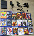 Playstation 2 Slim mit 3 Gratis Spiele + Controller + MC - PS2 Konsole