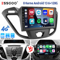 6+128G 8-Kern Autoradio Für Ford Transit Custom 2013-2021 Android 13 GPS Carplay