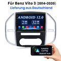 Für Mercedes Benz Vito 3 W447 2014-2020 10"Android 12 Autoradio Navi GPS Carplay