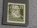 DDR Köpfe II 25 Pfg 334 v X I Geprüft Weigelt Gefälligkeitsstempel