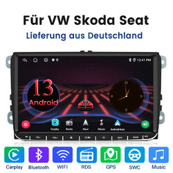 9" DAB+ Android13 Autoradio GPS Nav Fur VW Golf 5 6 Plus Touran Tiguan Passat B6