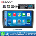 9" Android 13 4+64G Carplay Autoradio GPS Navigation + Kamera Für Audi A3 S3 8P1