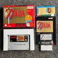 SNES Spiel The Legend of Zelda A Link to the Past in OVP Anleitung Karte NOE