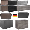 Gartenbox Poly Rattan Auflagenbox Gartentruhe Gartentruhe Kissenbox wasserdicht