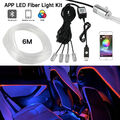 6m RGB LED Auto Innenraumbeleuchtung Ambientebeleuchtung APP Musik Control Set