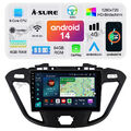 Autoradio Android 14 Carplay GPS Nav WiFi für Ford Transit Custom Tourneo 13-17