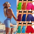 Damen hochtaillierte Waben geruchte Beute Anti-Cellulite Push Up Butt Lift Shorts