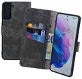 Hülle für Samsung Galaxy A14 5G Tasche Book Case Leder Schutz Cover Antik Grau