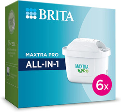 BRITA MAXTRA PRO All-In-1 Wasserfilter-Kartuschen – 6er Pack – Reduziert Kalk