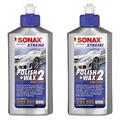 SONAX XTREME Polish+Wax 2 Hybrid NPT Lackpolitur Lackversiegelung 2 x 250ml