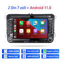 32G 7" Android 11 Carplay Autoradio GPS Für VW Golf 5 6 Touran Tiguan Passat B6