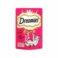 Dreamies Cat Leats 60g 3er-Pack - Rindfleisch Huhn und Lachs