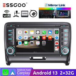 Für Audi TT MK2 8J 2006-2014 7" Android 13 Autoradio Carplay GPS NAVI 2+32G WIFI