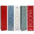 3x Schwarzkopf Igora Royal Haarfarbe - (3x 60 ml)