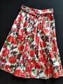 HALLHUBER Rock multicolor Blumenmuster Gr. 34/UK5***NEU