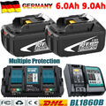 18V Original Ersatzakku für Makita BL1860b 6.0Ah 12Ah Li-Ion BL1850 LXT BL1830b