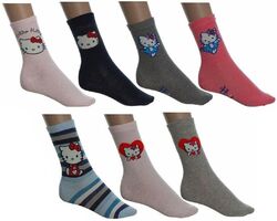 Hello Kitty Socken 7 Paar Gr 31,32,33,34 SONDERAKTION Hammerpreis NEU