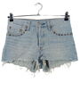 LEVI’S Jeansshorts Damen Gr. DE 36 blau Casual-Look