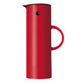 Stelton EM77 Isolierkanne Thermokanne Kaffee Tee Kanne Kunststoff Rot 1L 920