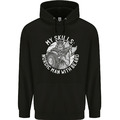 Nordischer Mann mit Bart lustiger Wikinger Herren 80% Baumwolle Hoodie