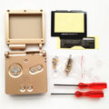 Gehäuse Hülle Shell Case  für Gameboy Advance GBA SP- Gold Neu Austausch Ersatz