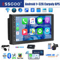 DAB+ Android 13 Carpaly Doppel 2DIN 7" Autoradio GPS NAVI Radio Bluetooth Kamera