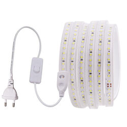 220/230V AN/AUS 2835 3014 LED Strip Streifen Lichtleiste Lichtschlauch Lichtband