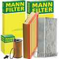 MANN FILTER INSPEKTIONSPAKET passend für JAGUAR XF I X250 / 2.7 D 207 PS