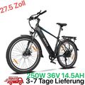 HOT 27,5 Zoll Elektrofahrrad,250W E-Bike 14,5AH Bafang Motor,Mountainbike ESKUTE