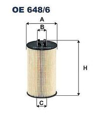 Ölfilter Filtron OE 648 6 für ALFA ROMEO CHEVROLET  passend für FIAT OPEL