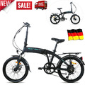 E-Bike Klapprad 20 Zoll Faltbares Elektrofahrrad 9,6Ah 250W Heckmotor, 7-Gang.