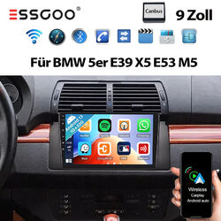 Android 13 Für BMW 5er E39 X5 E53 E38 Autoradio 32GB Apple Carplay GPS NAVI WIFI