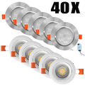 2X-40X 5/6W LED Einbauleuchte Einbaustrahler Decken Leuchte Set Einbau Spot 230V