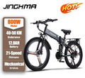 JINGHMA R3 800W MountainBike 26 Zoll 48V/12,8AH Fatbike Elektrofahrrad Fat Tire