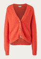 s.Oliver Lockerer Cardigan mit V-Ausschnitt Damen Gr.S papaya