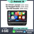 10.1" Android 13 Autoradio Für Fiat Ducato Citroen Jumper Peugeot Boxer Carplay