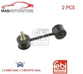 STABILISATOR STABI LINKS+RECHTS VORNE FEBI BILSTEIN 18266 2PCS P FÜR AUDI A3