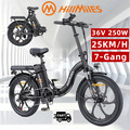 ENGWE EBike 20 Zoll Fat Reifen Klapp Elektrofahrrad 250W 36V/13AH Shimano 7 Gang