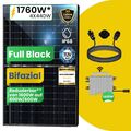 Bifazial Balkonkraftwerkset 1760W mit Deye Wechselrichter 1600W I PV Anlage