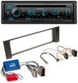 Kenwood Bluetooth DAB CD MP3 USB Autoradio für Audi A4 B6 00-04 Aktivsystem Mini