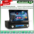 8-Kern 4+64GB Android 13 1 Din Autoradio GPS Navi CarPlay DAB+ BT 5.0 WiFi DVB-T