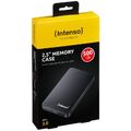 Intenso Memory Case 500 GB Externe Festplatte schwarz USB 3.0 abwärts NEU