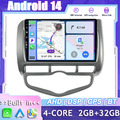 Android 14 Für Honda Fit/Jazz/City 2002-07 Autoradio Stereo GPS DAB Car Play 32G