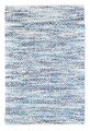 Handwebteppich | Wolle | Designerteppich | Tom Tailor | Fuchsia Grau Blau Grün