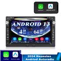 7" Android13 Autoradio GPS Nav 4+64G Für VW Polo 9N Passat B5 Golf Sharan T5 USB